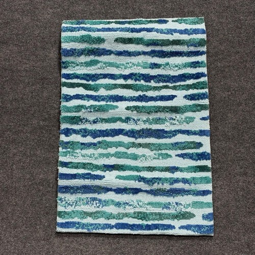 Tufted striped accent rug - tufted,