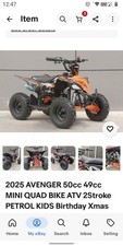 Toxic 50cc Kids Mini Quad Bike