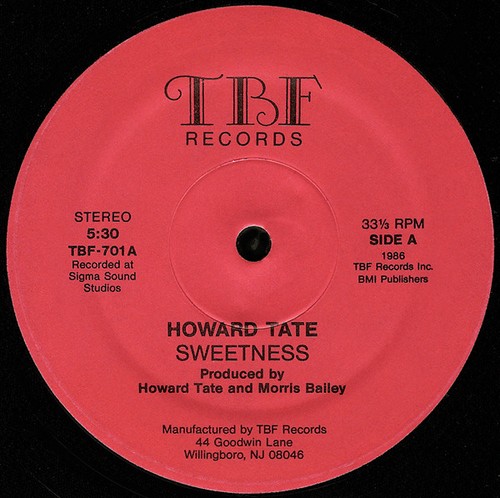 Howard tate sweetness - howard,