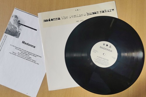 Madonna human nature uk dj - 12",