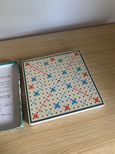 Scrabble travel game - scrabble, see
