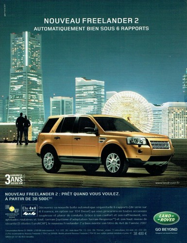 Advertising 109 2007 - , land