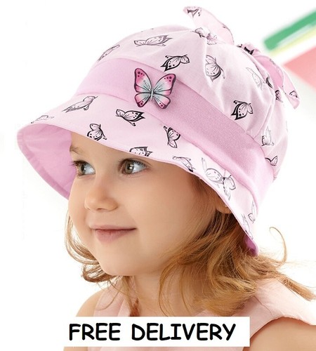 Cotton baby girls - cotton, bonnet