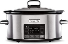 Crockpot Time Select Slow Cooker | Programmable Digital Display | 5.6 L CSC066