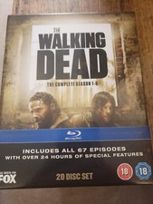 New & Sealed Uk Edition The Walking Dead Seasons 1-5 Blu-ray Boxset 