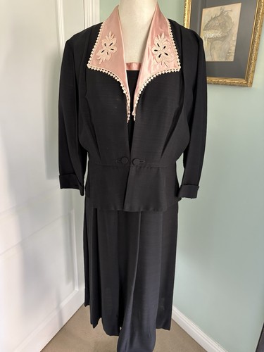 Vintage 1940s dress jacket - dress/,