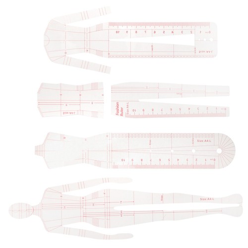 Acrylic quilting template - template, set