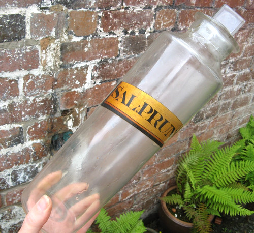 Antique large chemists - large,