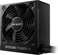 Be Quiet! 650W System Power 11 PSU, 80+ Bronze, Fully Wired, Temp-Controlled Fan