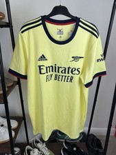 Arsenal Away Shirt 2021 / 2022 Adidas Mens Size XL BNWT #8 Odegaard Genuine