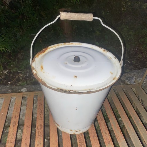 Vintage white enamel - vintage,