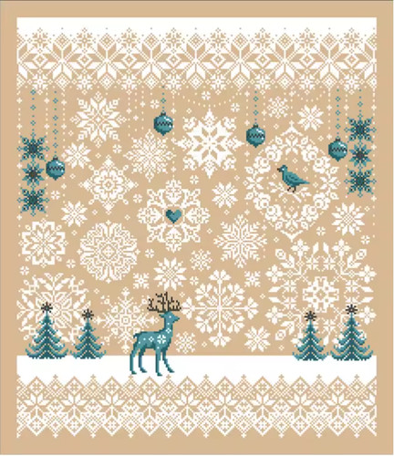 Counted cross stitch kit - cross,