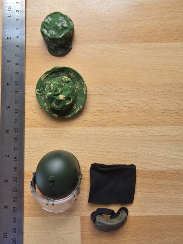 Scale military helmet - scale, w/