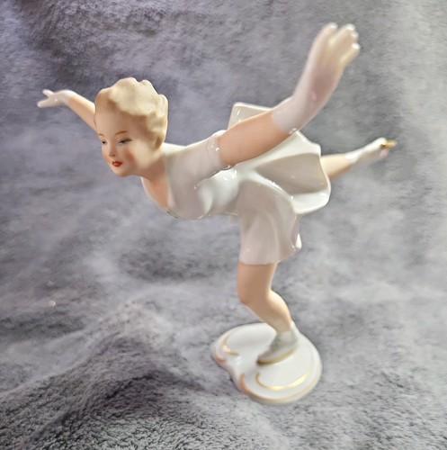 Ice skater figurine wallendorf - ice,
