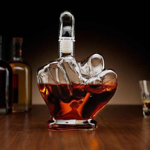 Middle finger wine liquor - middle,