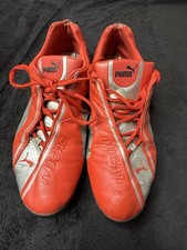 Puma x Ducati Panigale Red Silver Sneakers UK 9 | Motorsport Vintage 2000s