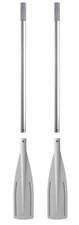 Pair of Two Pieces Aluminium Oars 140cm Compact Lightweight Kayak Canoe PU6