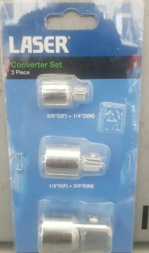 Laser tools convertor set 3pc - convertor,
