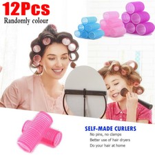 12Pc Hair Rollers Self Grip