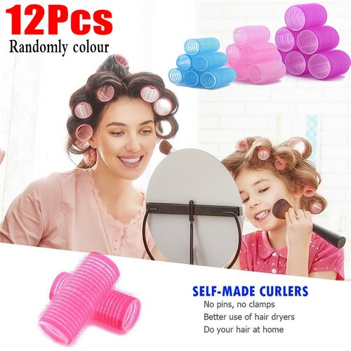 12pc hair rollers self grip - self,