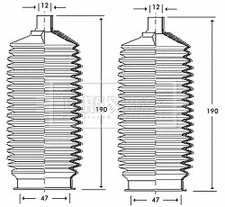 BORG & BECK Front Steering