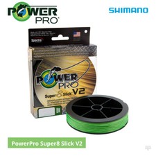 Shimano Power Pro Super 8 Slick V2 Braided Mainline - Cod Bass Carp Lure Fishing