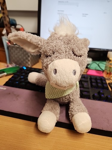Plush toy donkey teddy neutral - teddy,