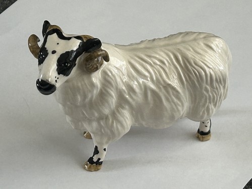 Beswick black faced ram - ram, number