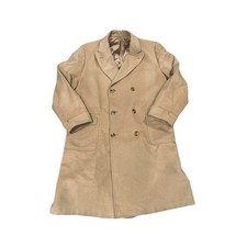Vintage BASKIN  100% Camel Hair Double Breasted Coat 70s 80s Men's XL