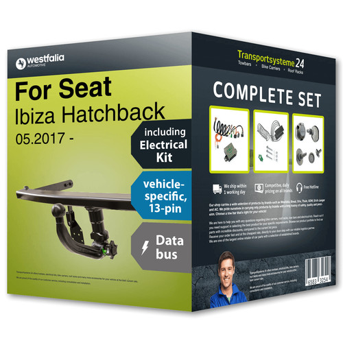 Towbar detachable for - , seat