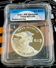 2017 Titan 0.1 Bit Coin 1oz