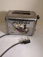 Vintage Disney Mickey Mouse Musical Pop Up Toaster Retro 