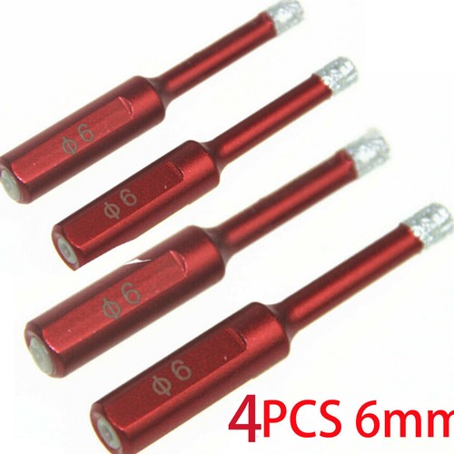 Dry diamond drill bits 6mm - 2/4,