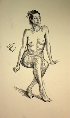 Original female charcoal - original,