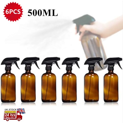 6x500ml amber glass spray - amber,
