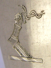 ENGLISH STERLING SILVER O'CONNOR FAMILY CRESTED BASTING SPOON 1804 ANTIQUE