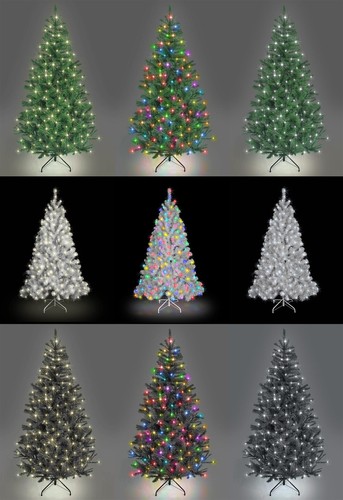 Pre lit christmas tree led - lit,