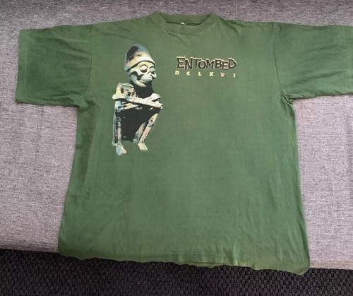 Entombed band dclxvi green - entombed,