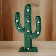 Funky Green Glittery Cactus