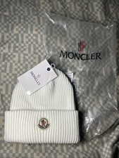 White Moncler Beanie