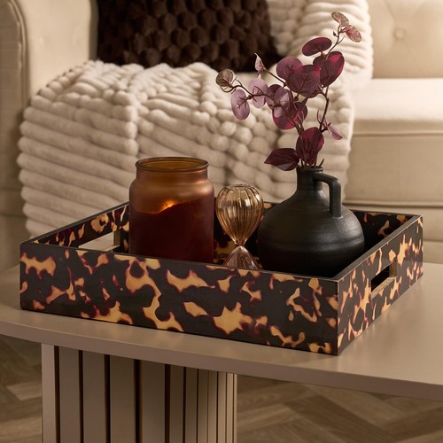 Ohs faux tortoise shell tray - ohs,