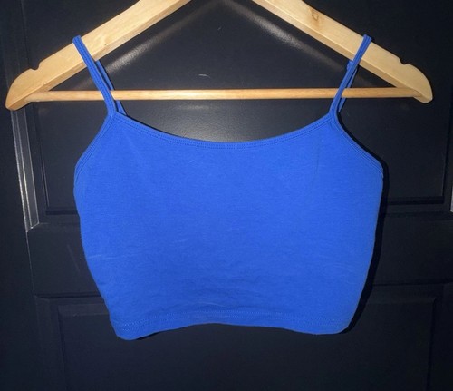 Blue crop top size - crop, small