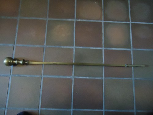 Long heavy solid brass - heavy,