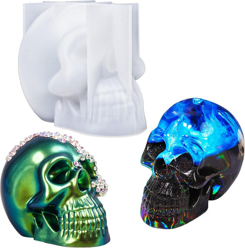 Lets resin silicone skull - resin,