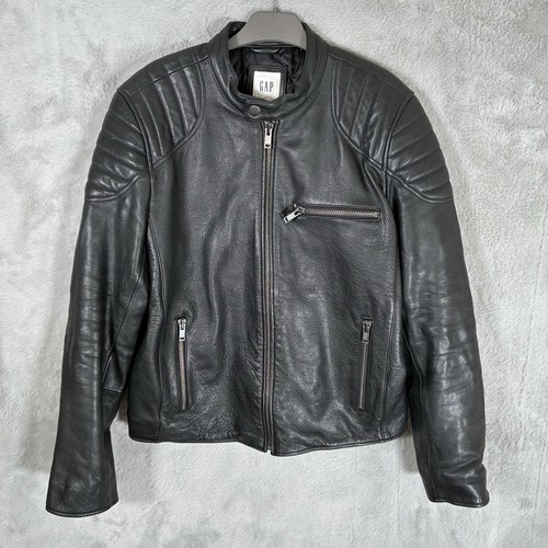 Vintage y2k gap leather biker - y2k,