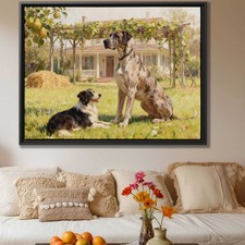 Great Dane Oil Painting Dog