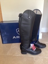 ARIAT BROMONT PRO TALL H20 INSULATED RIDING BOOTS BNWT SIZE 5.5UK MED BLACK
