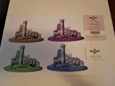 Banksy The Walled Off Gallery  Wall Section Poster With Invoice & Business Card 