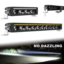 10 22 32 42 52" Led Light Bar Night W/Amber Park Spot Lamp Off road 4x4 Trucks