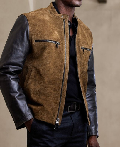 Men brown pure suede - men,